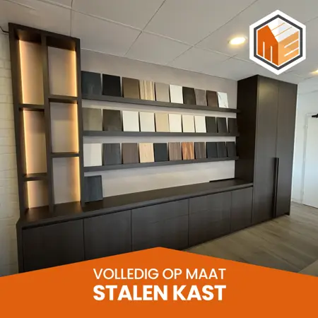Volledig op maat: stalen kast