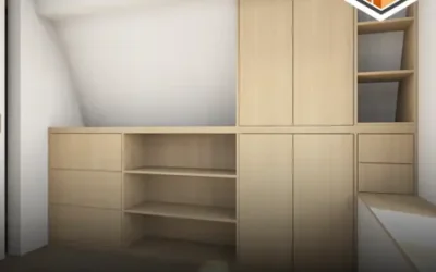 Maatkasten voor schuine wanden