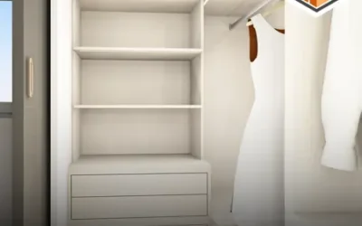Walk-in closet in Leusden
